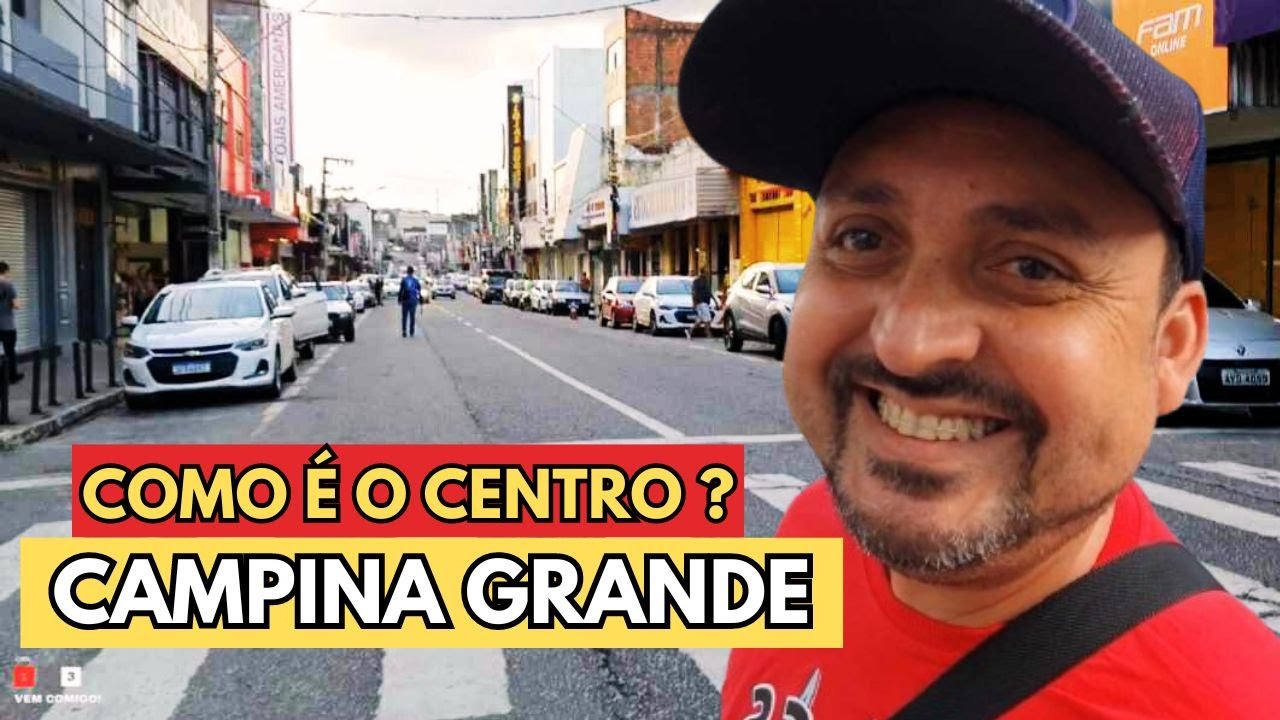 Passeio no Centro de Campina Grande - PB