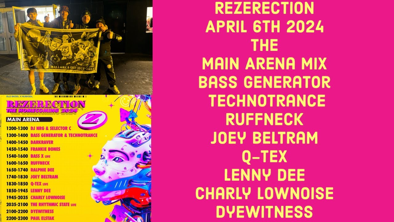 🔥 Rezerection 2024 – The Homecoming Main Arena Mix | Scottish Happy Hardcore Live Set
