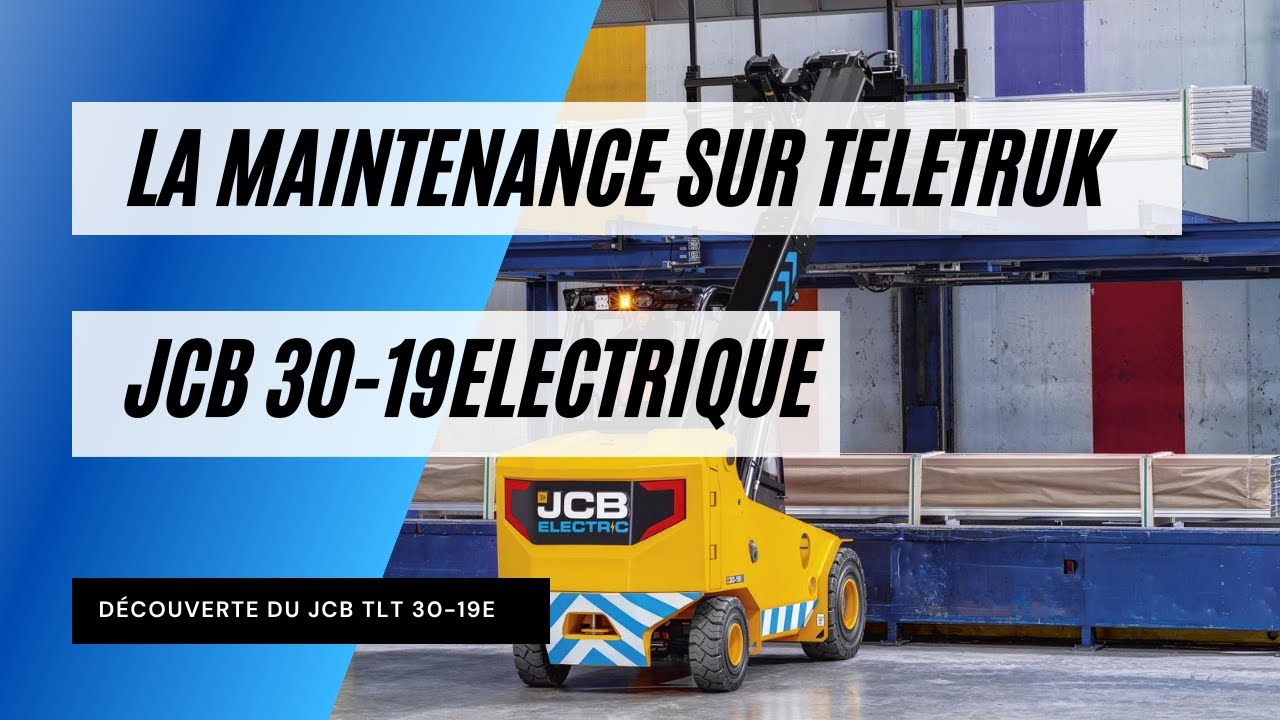 TELETRUK JCB 30-19Electrique - Le chariot télescopique zéro émissions | E-TECH