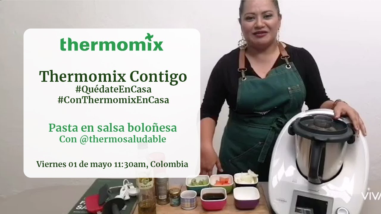 Recetas de consultoras Thermomix #QuédateEnCasa / Pasta con salsa boloñesa
