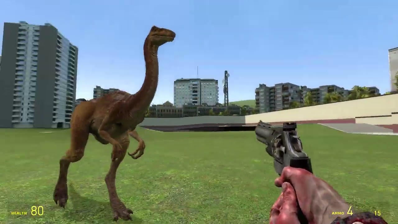 testing the jurassic world mod! (Garry's Mod)