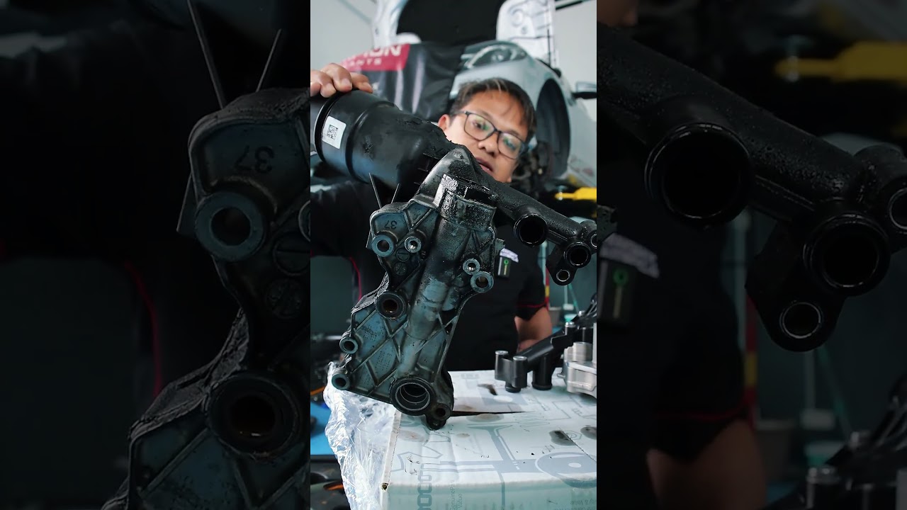 kerap Top-Up engine oil, Punca kena tukar Oil filter housing ni!