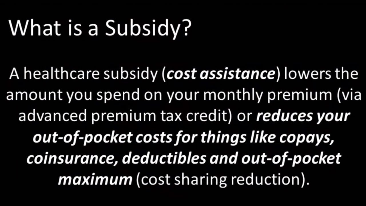 What is a Health Insurance Insurance Subsidy and How They Work