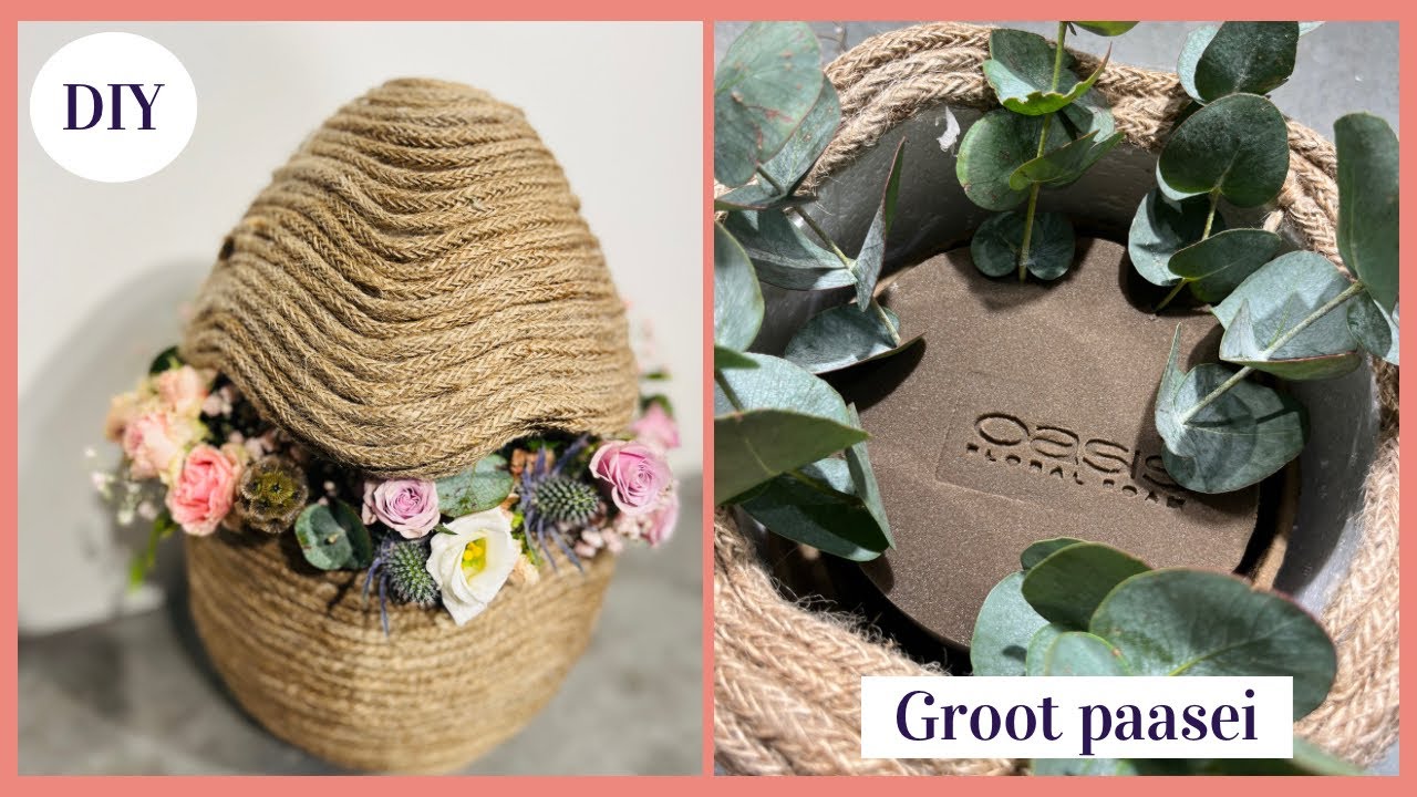 Groot ei 🥚 🌸 | Cursus Bloemschikken #272 | Voorjaarsbloemstuk 🐣 | Carlein Tukkers