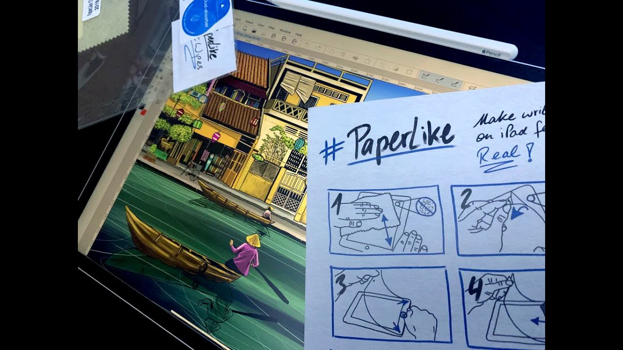 Jak założyć folie Paperlike na iPada - krok po kroku.