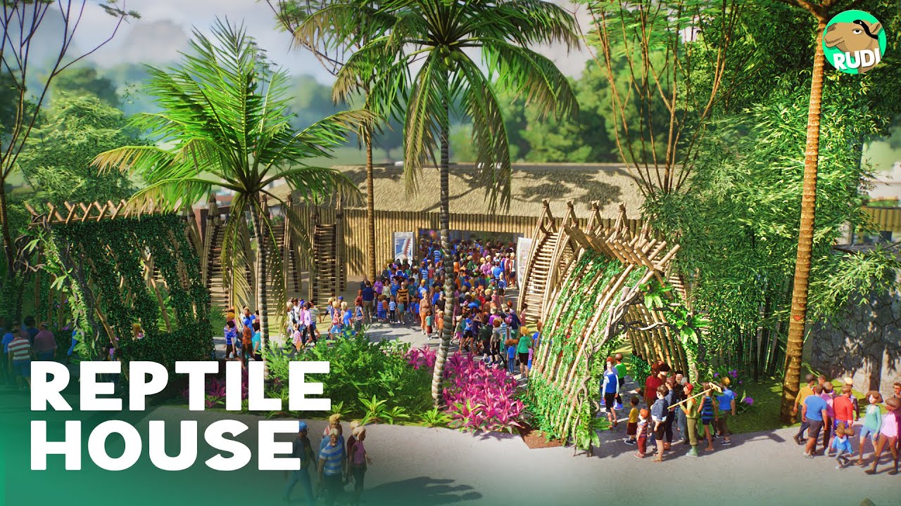 Reptile House - Planet Zoo Lets Play Franchise Mode - Casa de la Tierra