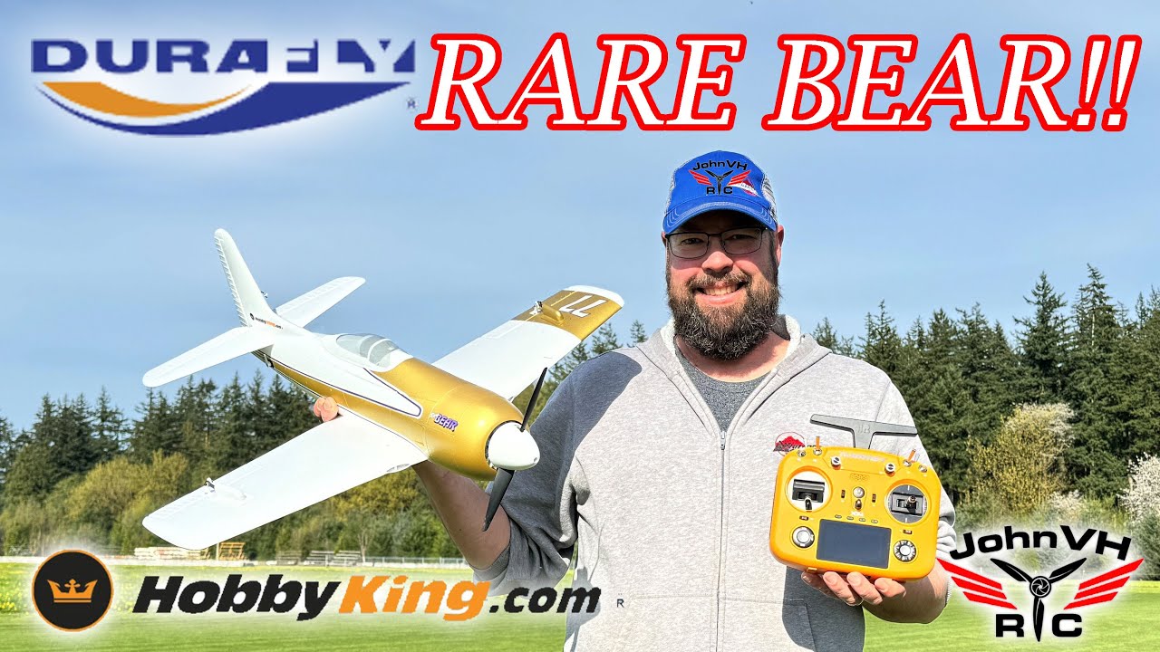 MAIDEN FLIGHT! Durafly RARE BEAR Race Plane! @HobbyKing