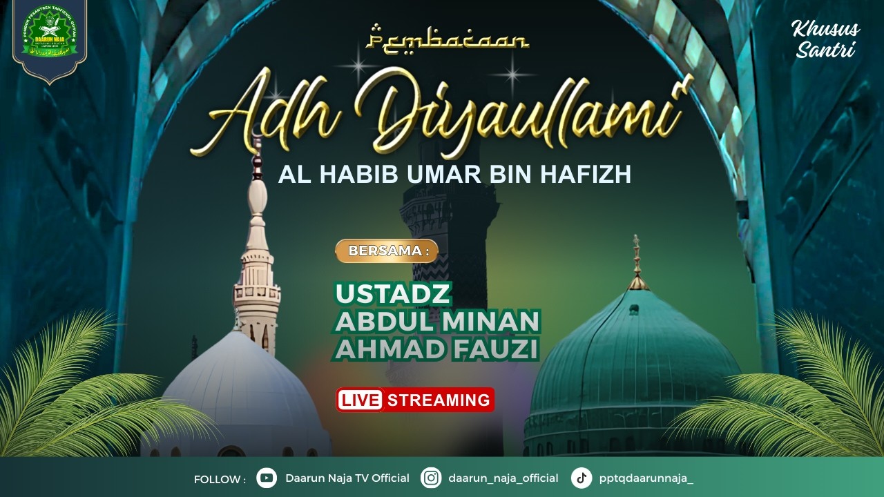 LIVE ON🔴PEMBACAAN YASIIN & MAULID ADDHIYAULLAMI' RAMADHAN PPTQ DAARUN NAJA| | Kamis,19 Februari 2026