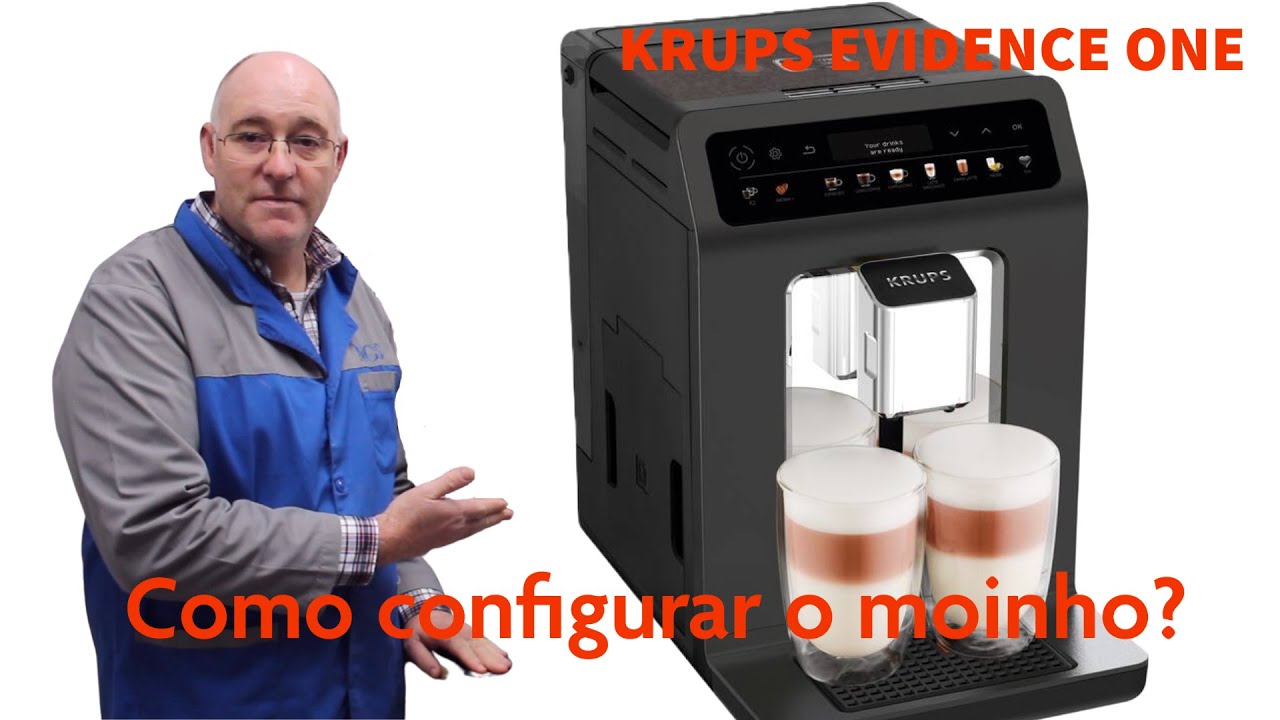 Krups Evidence One EA895N10 - Como afinar o moinho?