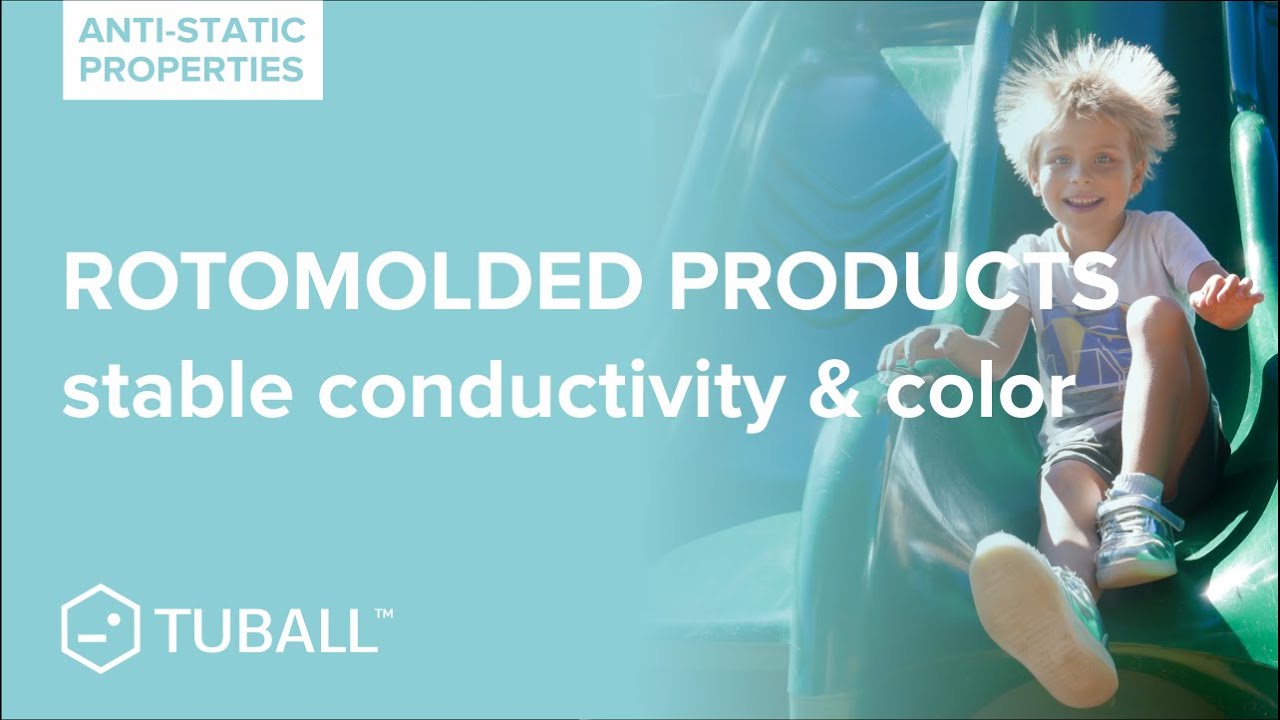 Anti-static properties in rotomolding: Easy cost-effective solution for the whole conductivity range