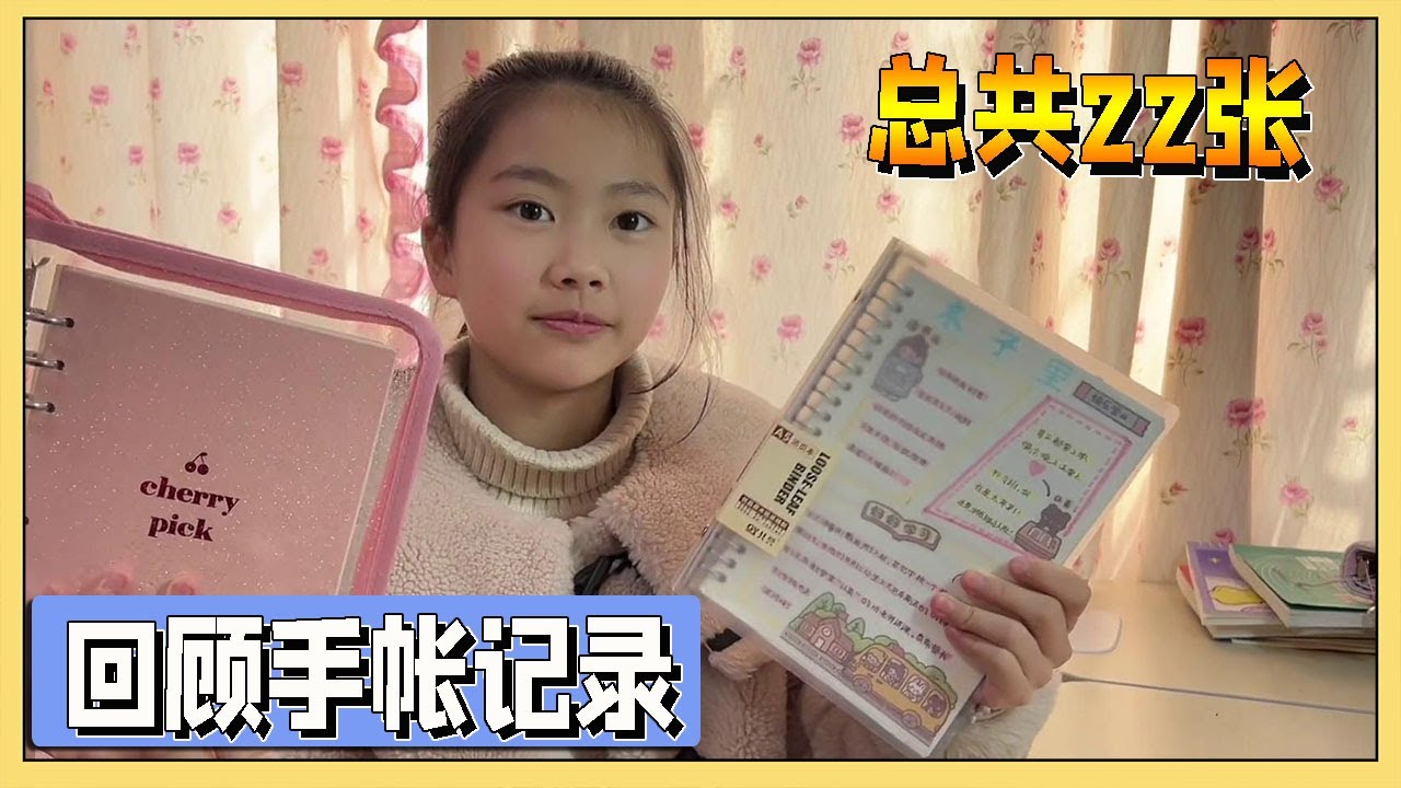 小艾做过的22个手帐，所有手帐素材和工具，你最喜欢哪款？【吃饭睡觉逗艾艾】