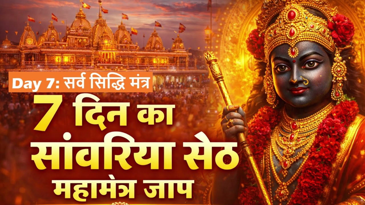 सांवरिया सेठ मंत्र Day 7: सभी मनोकामनाओं की पूर्ति और सर्व सिद्धि के लिए महाजाप 🙏 | Full Abundance