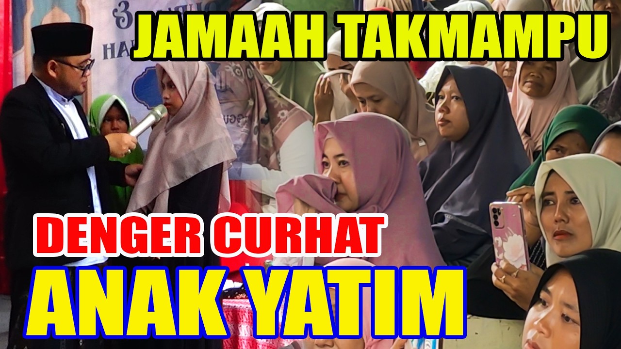 KANG ZAKY DI BAROS KETANGGUNGAN || JAMAAH TAKMAMPU DENGER CURAT ANAK YATIM