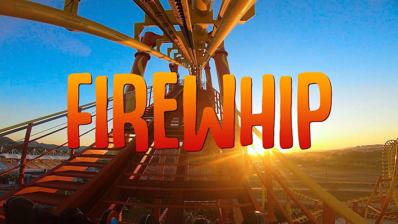 FireWhip POV - Montanha russa invertida no Beto Carrero
