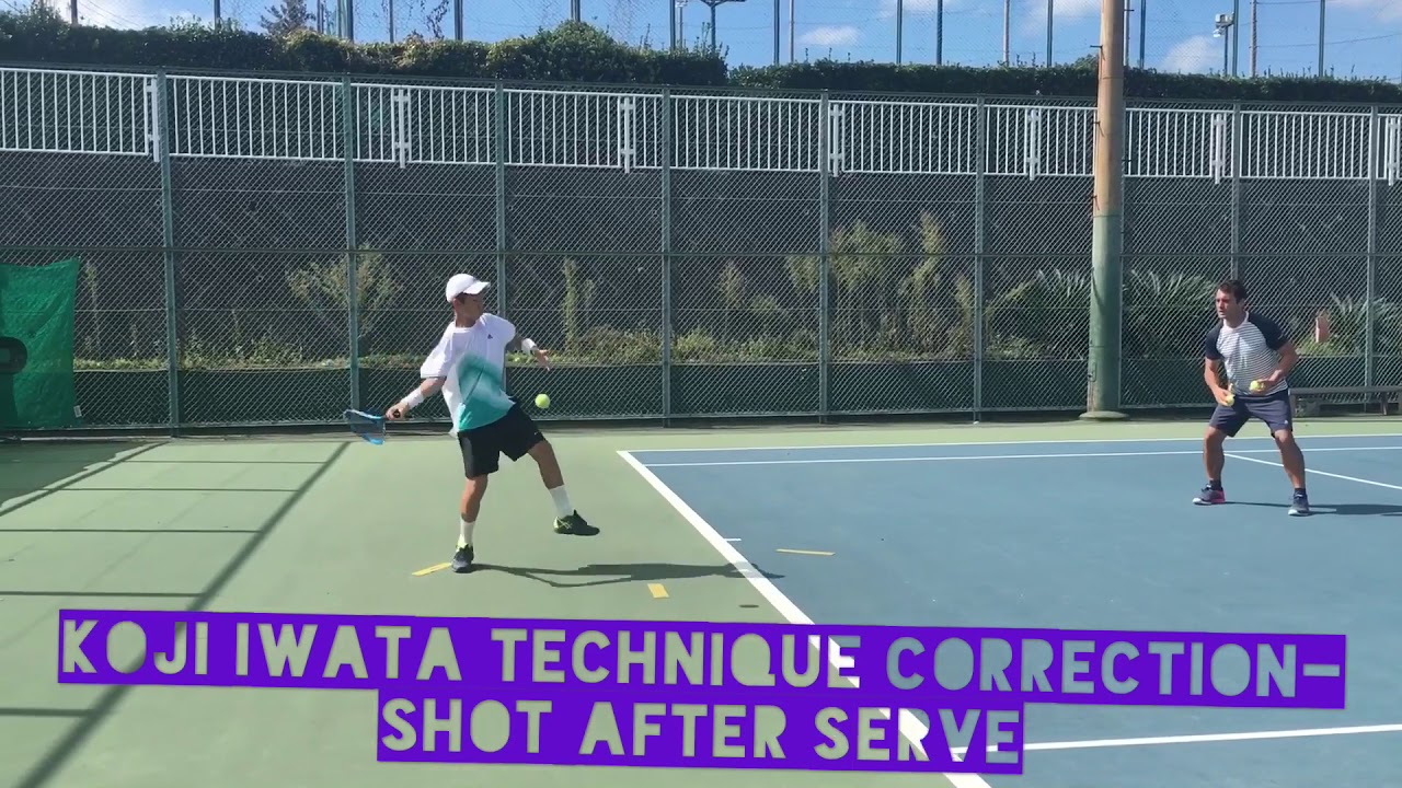 Technique correction practice with Koji Iwata