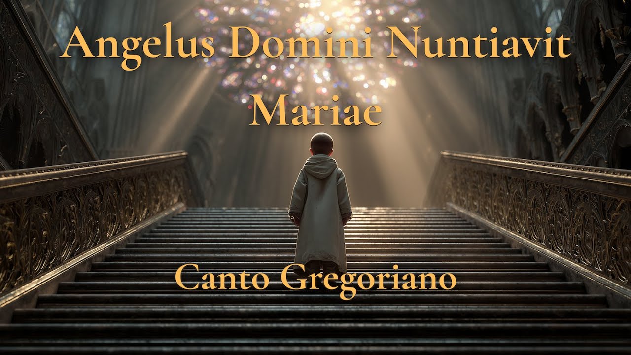 Para Quienes se Sienten Deprimidos 🙏Angelus Domini Nuntiavit Mariae | Canto Gregoriano en Latín ✝️🕊️