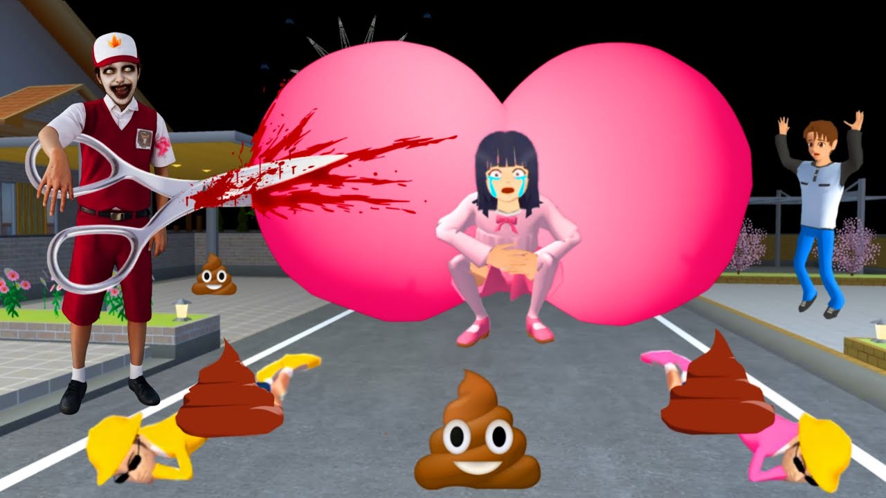 pant4t besar mio digunting hantu an4k SD lalu meledak p00p dimana mana | SAKURA SCHOOL SIMULATOR