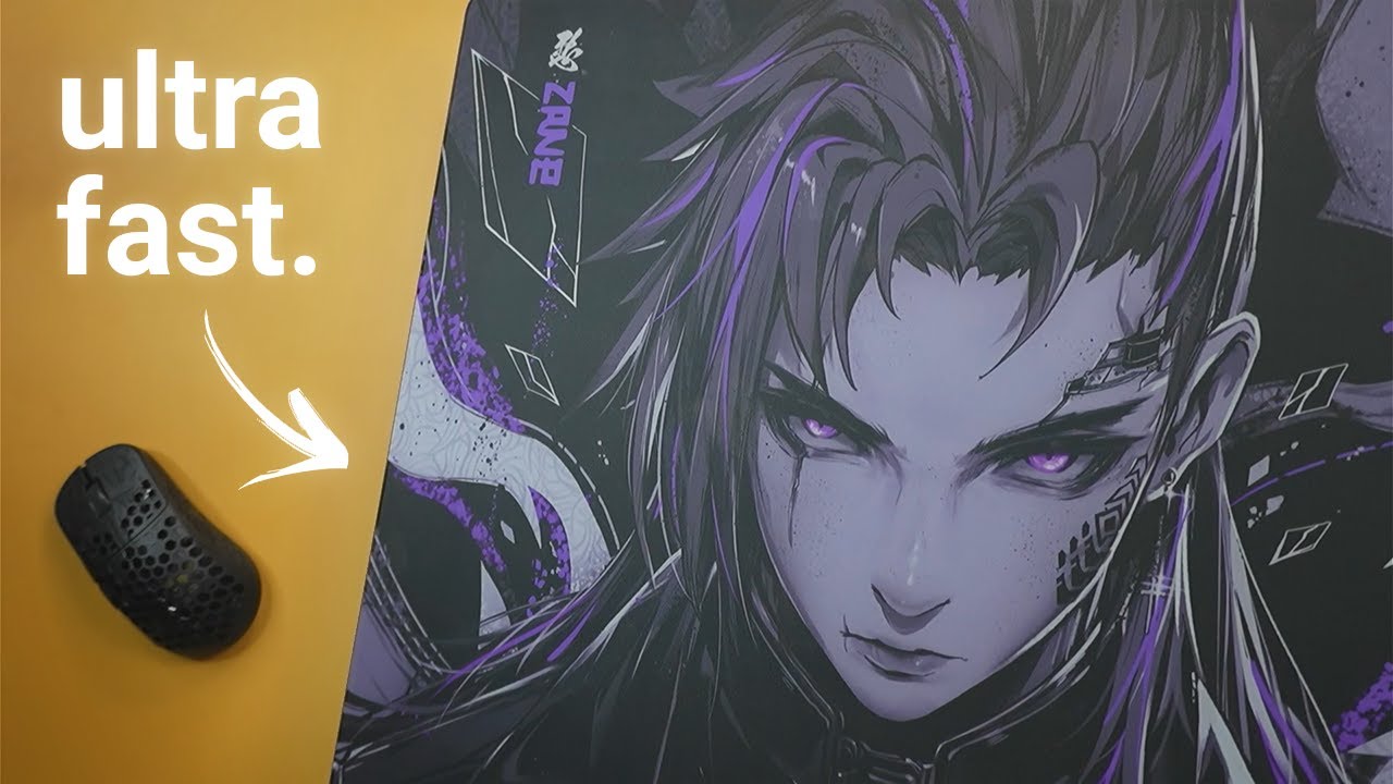 Their fastest glass mousepad yet... (GLSSWRKS Zane Review)