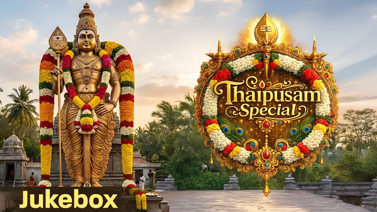 Non-Stop Bhakti Jukebox | Lord Murugan Devotional Songs | Subrahmanya Aarati | Thaipoosam Special