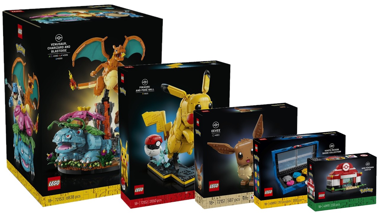 All LEGO Pok&eacute;mon sets spring 2026 Compilation/Collection Speed Build