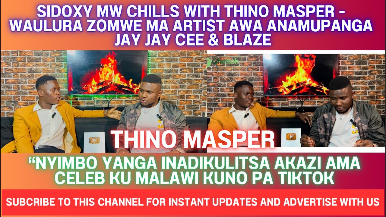 SIDOXY MW CHILLS WITH THINO MASPER - WAULURA ZOMWE MA ARTIST AWA ANAMUPANGA JAY JAYA CEE & BLAZE