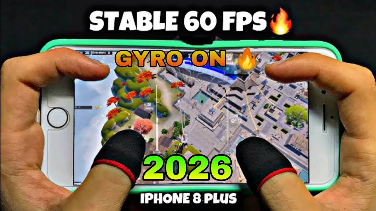 iPhone 8 PLUS PUBG TEST IN 2026 🔥| Buy Or Not😟 | Price? | Graphics? | Heat & lag | Battery | Gyro!