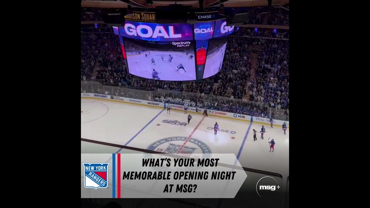 NY Rangers at MSG 🗽 Comment what year/matchup below!