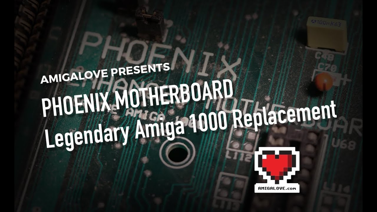 Amiga 1000 Phoenix Motherboard Walkthrough