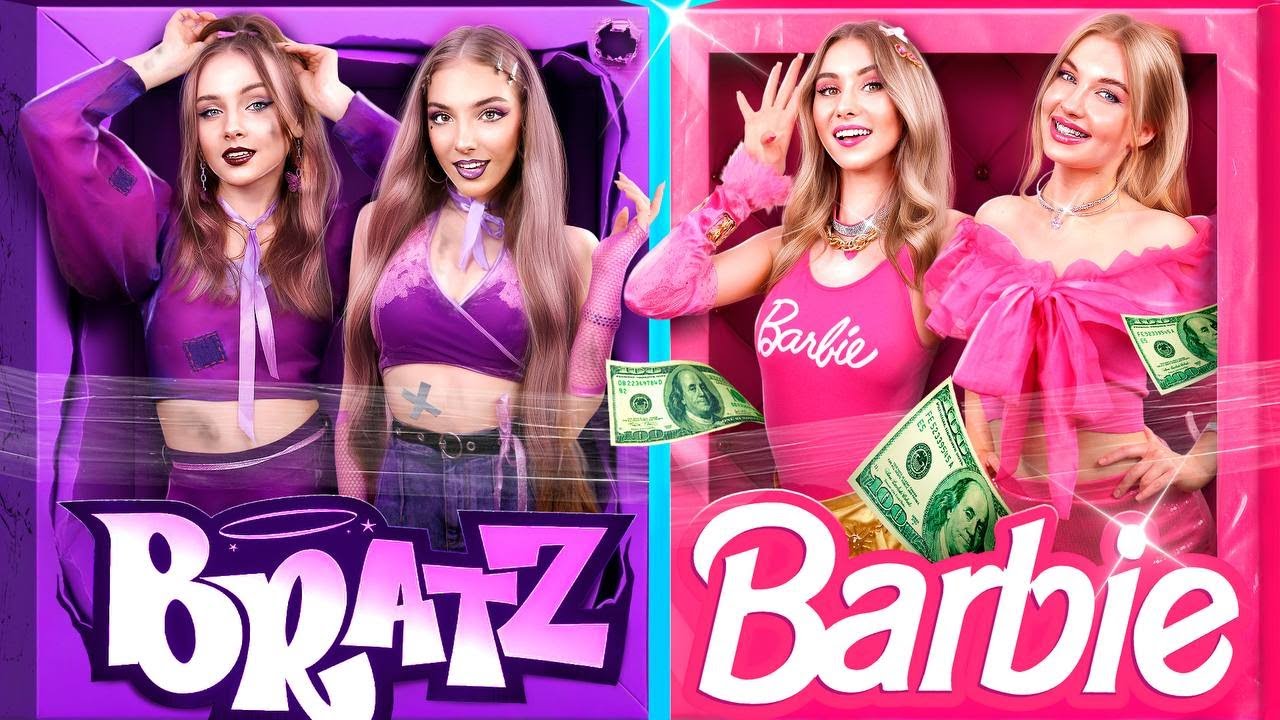 Barbie Anne vs Bratz Anne! Fakir Oyuncak Bebek vs Zengin Anne