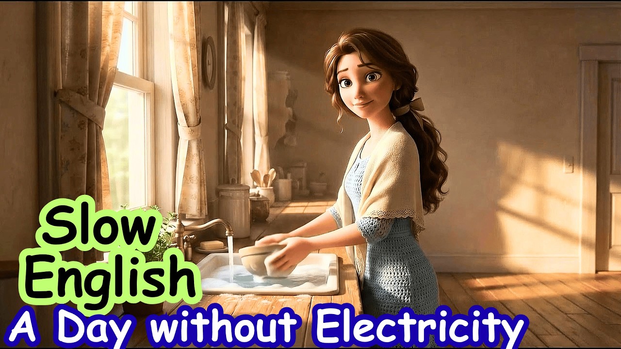 A Day without Electricity | Slow English | Learn English