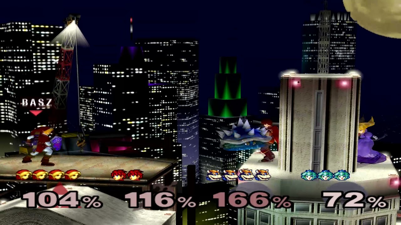 Super Smash Bros Melee (GCN) Melee VS Stock Team Match #52