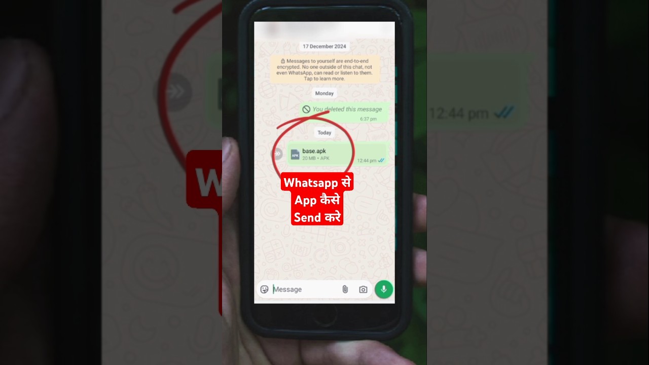 send app on whatsapp। share apps on whatsapp। transfer apps from android to android। #short #yt