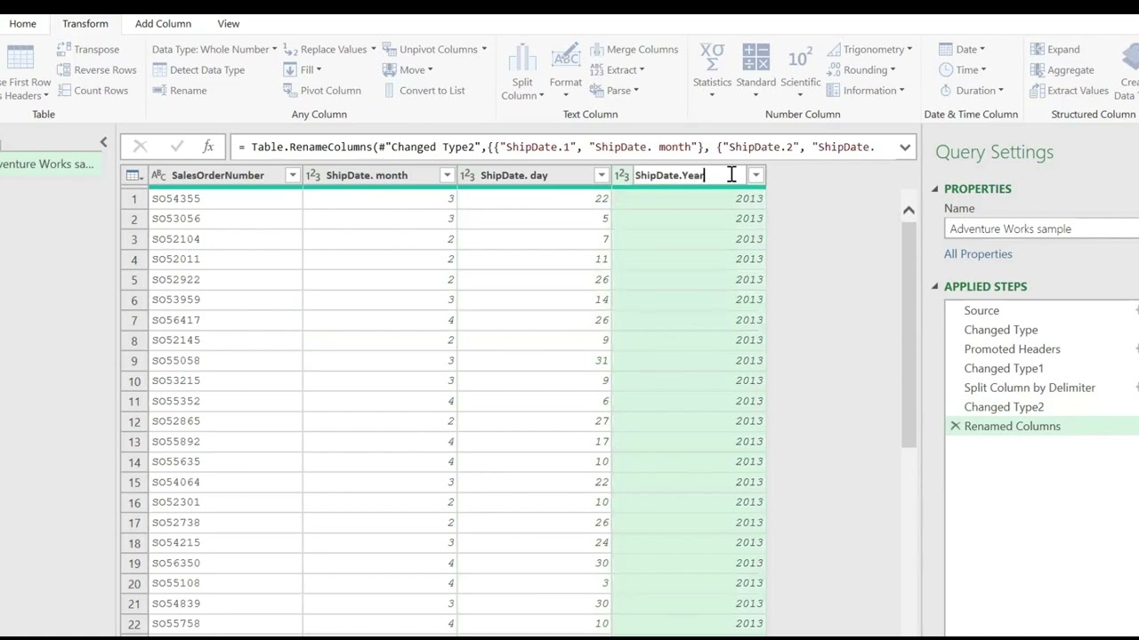 Changing Date Formats in Power BI | Power Query Editor Date Error