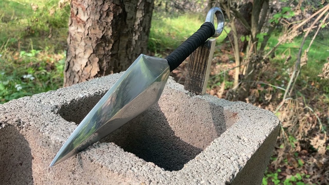 Forging a Kunai out of Repurposed Steel