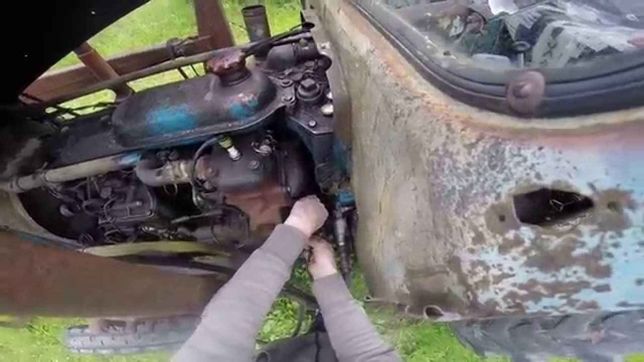 Start up of Belarus MTZ 50 tractor