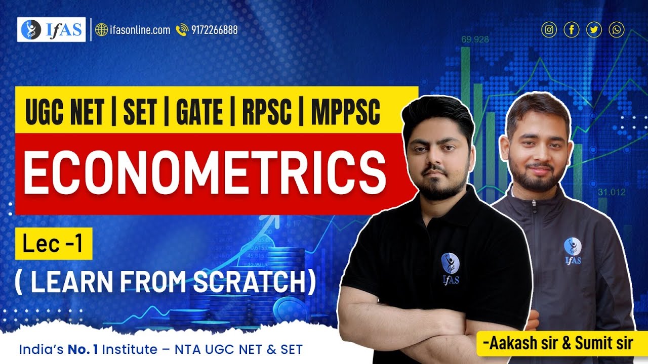 UGC NET Statistics and Econometrics  | UGC NET Economics Preparation | IFAS