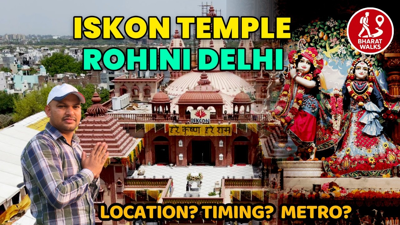 ISKCON Temple Rohini Delhi | Sri Sri Radha Madhav Mandir Rohini Sector 25