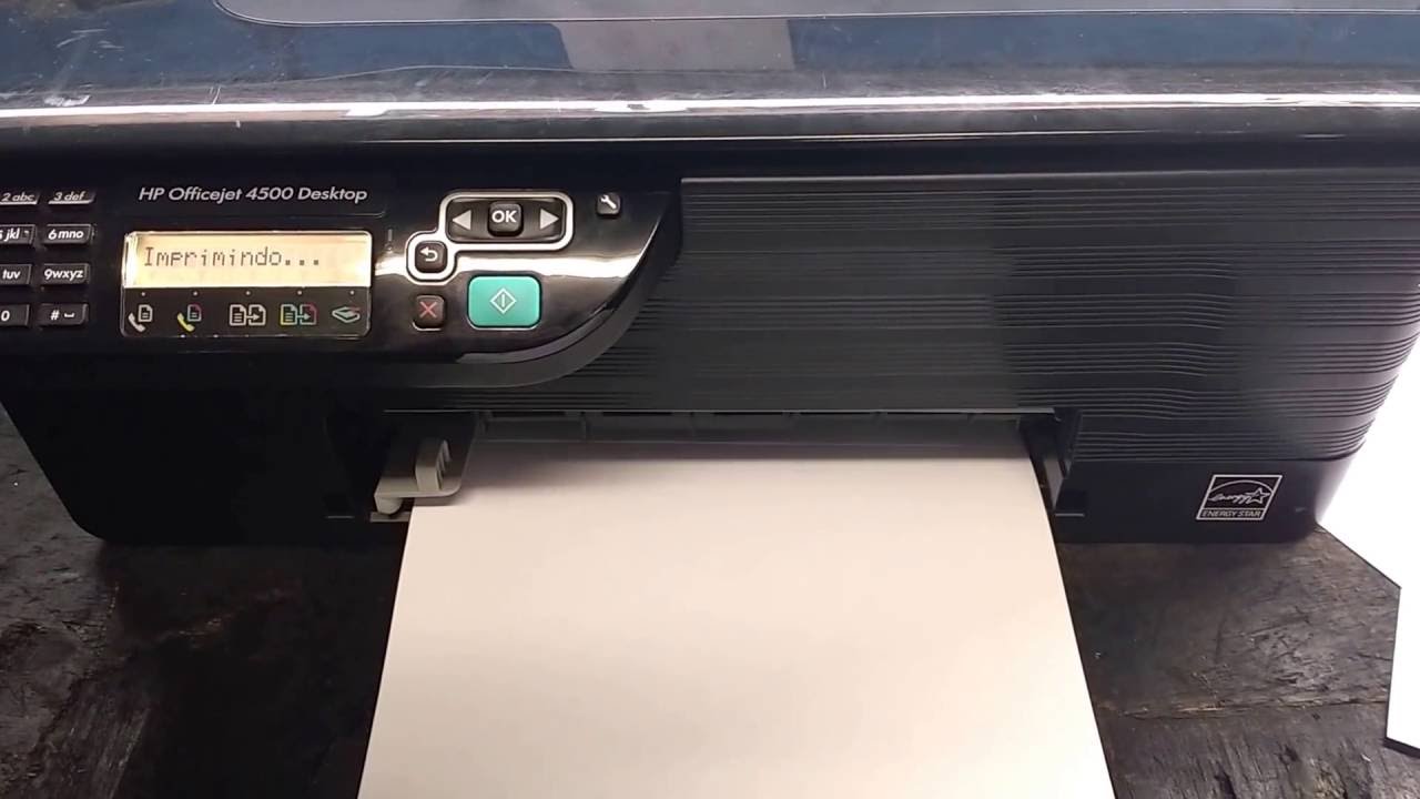 AUTO TESTE HP OFFICEJET 4500