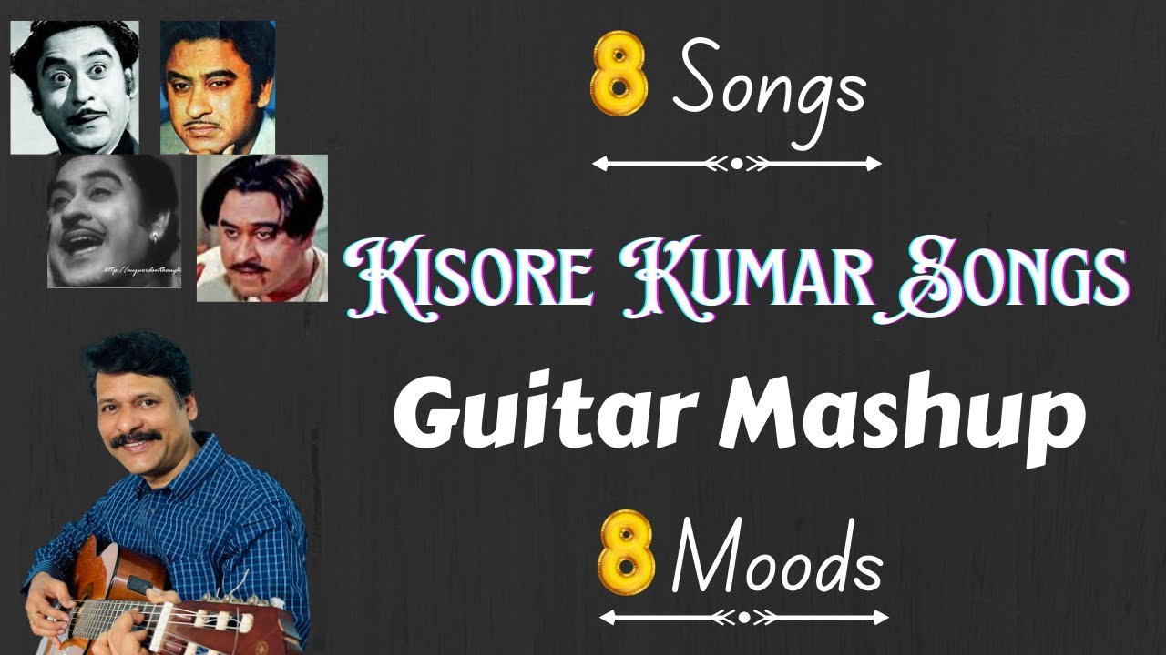 Kishore Kumar Songs Guitar Mashup | kishore kumar mashup guitar lesson @GuitarGaani