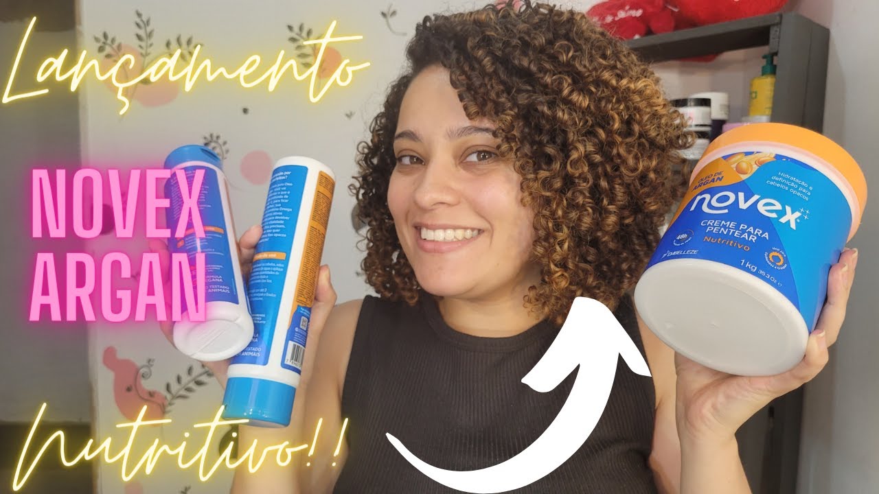CREME NUTRITIVO DE POTÃO/ Lançamento Novex ARGAN
