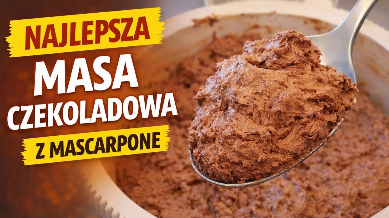 Masa czekoladowa z mascarpone (Chocolate mass with mascarpone)