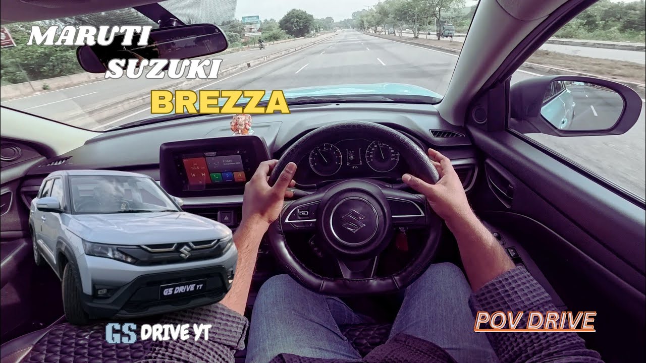 POV: Maruti Brezza 1.5L Petrol MT | Driving Experience 🚗 #pov 