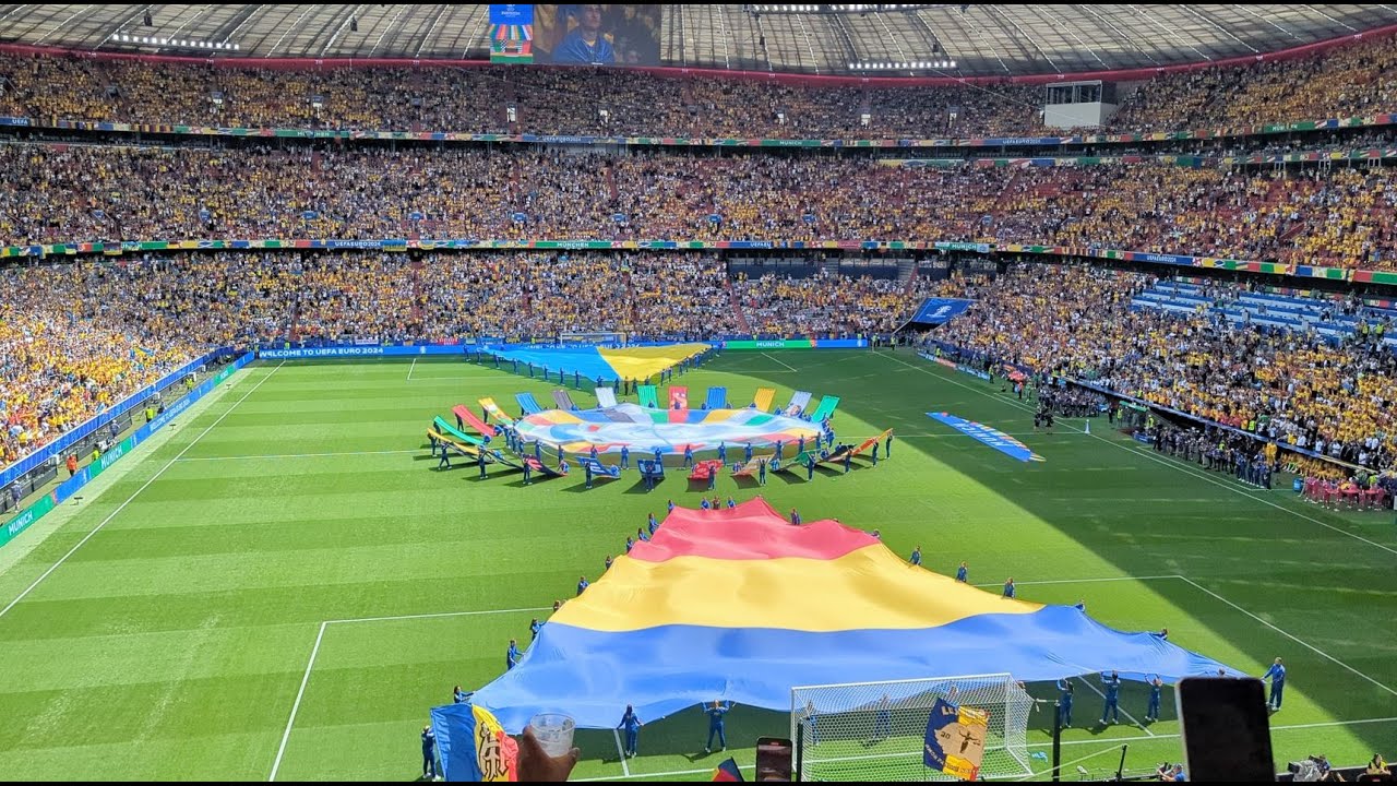 Romania (Rumänien)-Ucraina(Ukraine)  3-0 Allianz Arena 17.06.24
