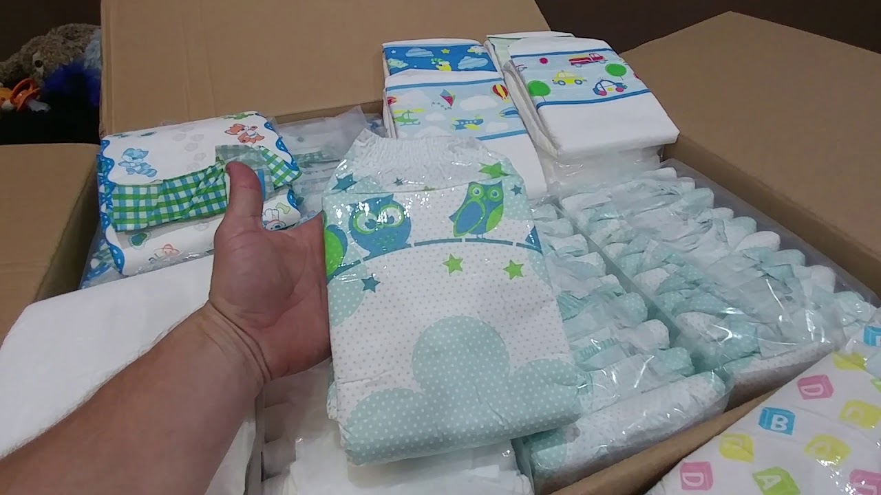 Open box open package ABUniverse Diapers