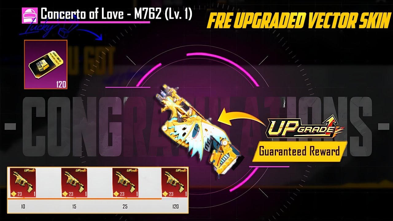 😱 Best Premium Crate 100 Free Upgraded Vector & Guaranteed 3 Materials 120 Free Crate Opening |PUBGM