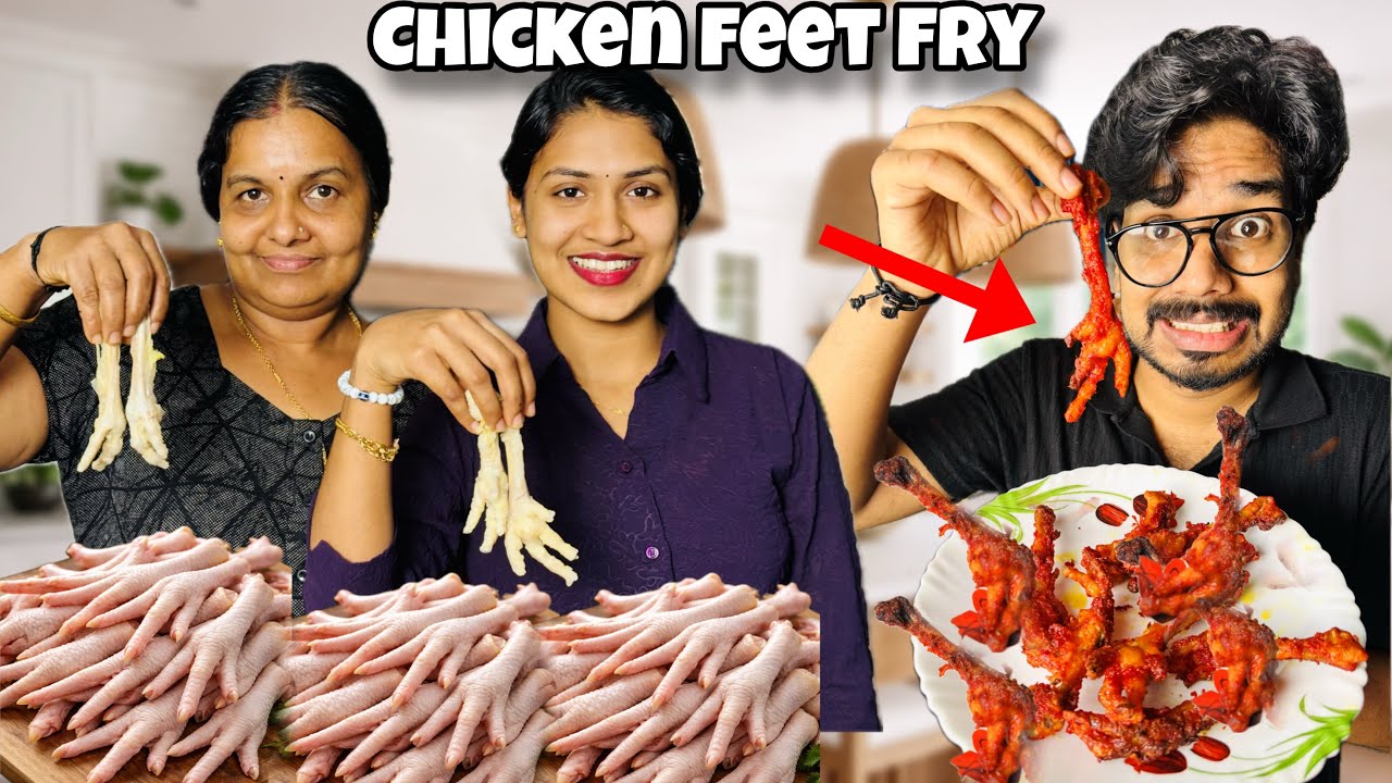 CHICKEN FEET FRY RECIPE 🤩