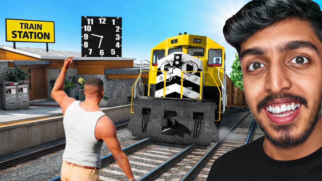 GTA 5 : Franklin's House is NOW a TRAIN STATION!