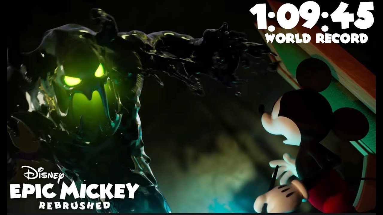 Disney Epic Mickey Rebrushed - Any% Speedrun in 1:09:45