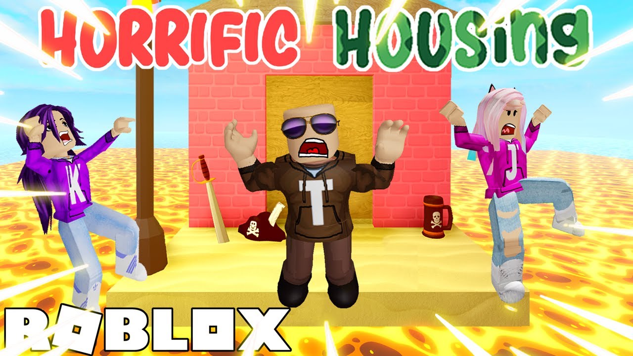 The HORRIFIC HOUSING Floor is LAVA! / Roblox
