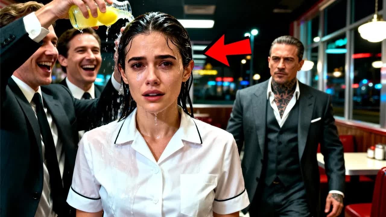 They Splashed Lemonade On The Waitress For Fun, Unaware Her Mafia Boss Husband  Owned The Restau